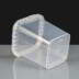 SQUARE Clear 520ml Tamperproof Container and Lid (650)
