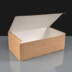 Kraft Large Compostable Chicken Box 228  x 106 x 70mm