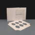 White 6 Hole Mini Cupcake Boxes Film Window