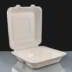 9x9" Compostable Meal Boxes - 3 Compartment