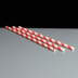 Red and White Striped Paper Straws