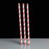 Red and White Striped Paper Straws