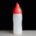 Araven 02554 350ml Non Drip Squeeze Sauce Bottle Red Nozzle