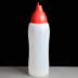 Araven 02556 750ml Non Drip Squeeze Sauce Bottle Red Nozzle