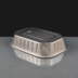 i2r 1000ml Silver Rectangular Aluminium Container 220 x 150 x 45mm