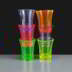 25ml Mixed Colour Reusable Shot Glasses CE Stamped