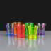 25ml Mixed Colour Reusable Shot Glasses CE Stamped