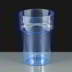 Blue Reusable Pint UV Plastic Glasses