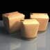 26oz Biodegradable Large Food Tub / Brown Noodle Box