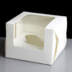 WHITE Windowed Single Cupcake CUBE Boxes - Box of 25