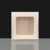 Windowed White Flan or Quiche Boxes 6x6x1.5"