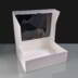 White Cookie Box With Window - 250 x 195 x 70mm