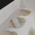 White Cupcake Boxes With 12 Holes & Windows