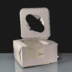White Single Hole Cupcake Boxes With Window