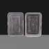 Economy 500cc Clear Rectangular Plastic Container and Lid