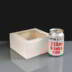 White Cake Box With Window - 154 x 154 x 75mm 