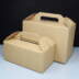 Large BROWN Corrugated Carry Box / Handled Lunch Box - Pack of 20