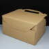 Small BROWN Corrugated Carry Box / Handled Lunch Box - Pack of 20