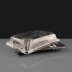 Medium Long Black Sushi Tray and Clear Lid