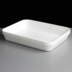 Dart FD26 740ml Rectangular White EPS Foam Container optional lid