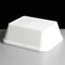 Dart FD15 430ml Rectangular White EPS Foam Container optional lid