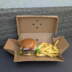 Disposable Double Burger Box: Pack of 100