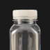 250ml Square Plastic rPET Juice Bottle with Tamper Evident Cap