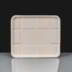 No. 8S Shallow White Compostable Bagasse Meat Trays