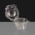 1 Cavity Plastic Hinged Cupcake Box or Pod