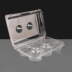 6 Cavity Plastic Hinged Cupcake Box or Pod