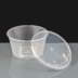 T16 - Clear Round Plastic Container and Lid