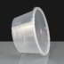 T16 - Clear Round Plastic Container and Lid