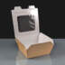 Medium Food To Go "Taste" Boxes with Window - 32oz