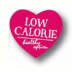 Low Calorie - Healthy Option Pink Heart Labels Pack of 1000