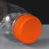 Orange Tamper Evident Juice Bottle Lids