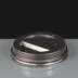 Black Domed Sip-thru Lid To Fit 12oz and 16oz Paper Coffee Cups