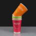 16oz ENJOY Embossed Insulated Paper Coffee Cup