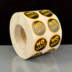 Black and Orange No Mayo Labels Pack of 2000