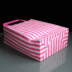 Pink Candy Striped Handled SOS Bags 250 x 140 x 300mm