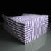 Purple Candy Striped Handled SOS Bags 180 x 80 x 230mm