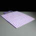 Purple Candy Striped Handled SOS Bags 180 x 80 x 230mm