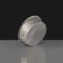44000J - 100mm Round Foil Pie Tray - Rolled Edge