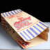 Medium Printed Brown Paper Bags for Takeaway