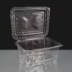 Diamond 2000cc Clear Hinged Salad Container