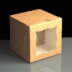 Kraft Windowed Single Cupcake Boxes - Box of 100