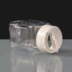 100ml Square Plastic Spice Jar & Lid