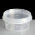 60ml Clear Round 69mm Diameter Tamperproof Container and Lid