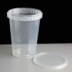 670ml Clear Round 105mm Diameter Tamperproof Container