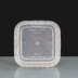 SQUARE Clear 280ml Tamperproof Container and Lid