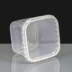 SQUARE 360ml Clear Tamperproof Container and Lid